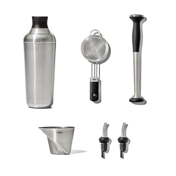 Steel 6-Piece Barware Set S3
