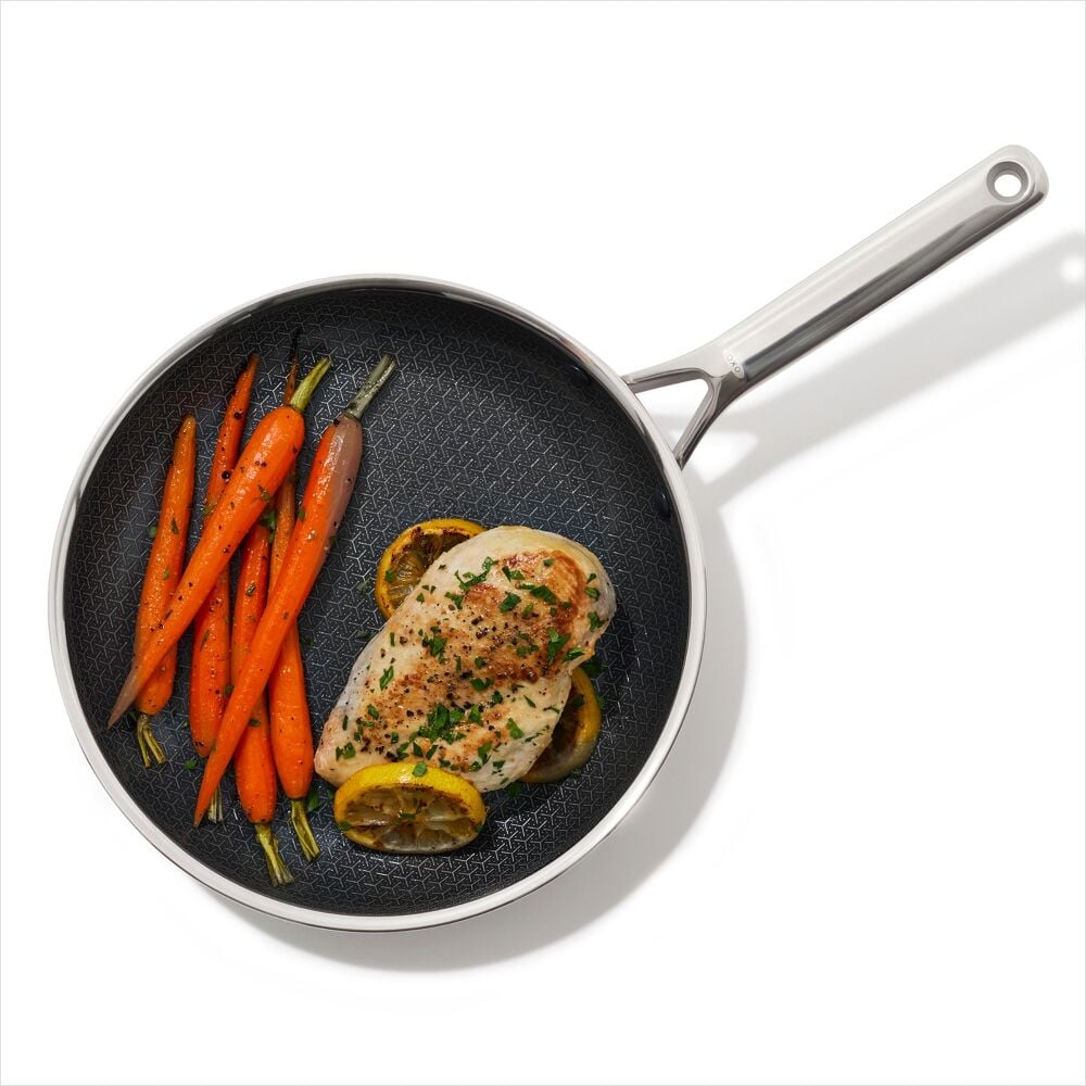 Trident Hybrid Non-Stick Stainless Steel 10 in Fry Pan S2