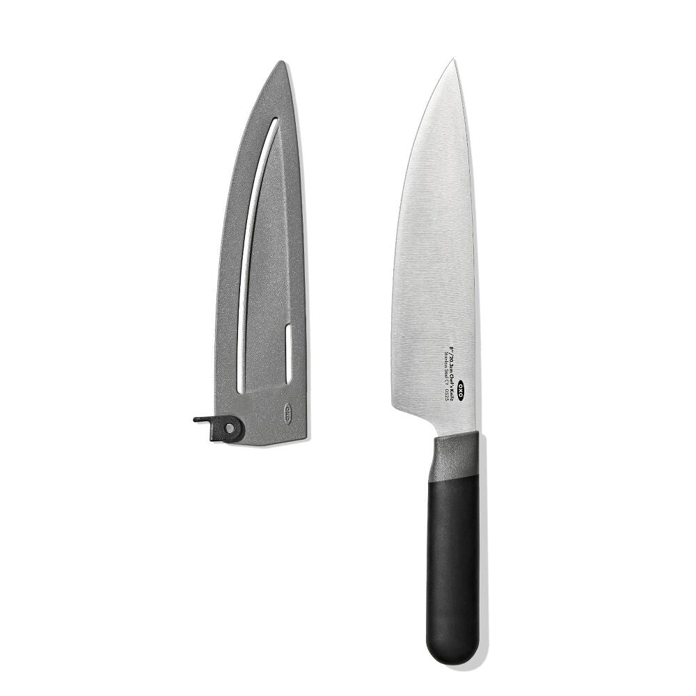 8 in Chefs Knife with Locking Sheath E9