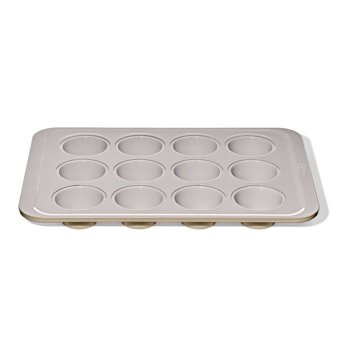 Non-Stick Pro Ceramic Coated Metal Bakeware 12 Cup Muffin Pan S5