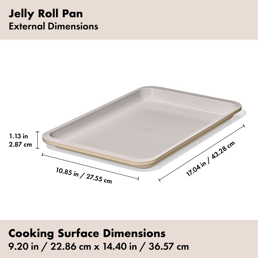 Non-Stick Pro Ceramic Coated Metal Bakeware Jelly Roll Pan T9