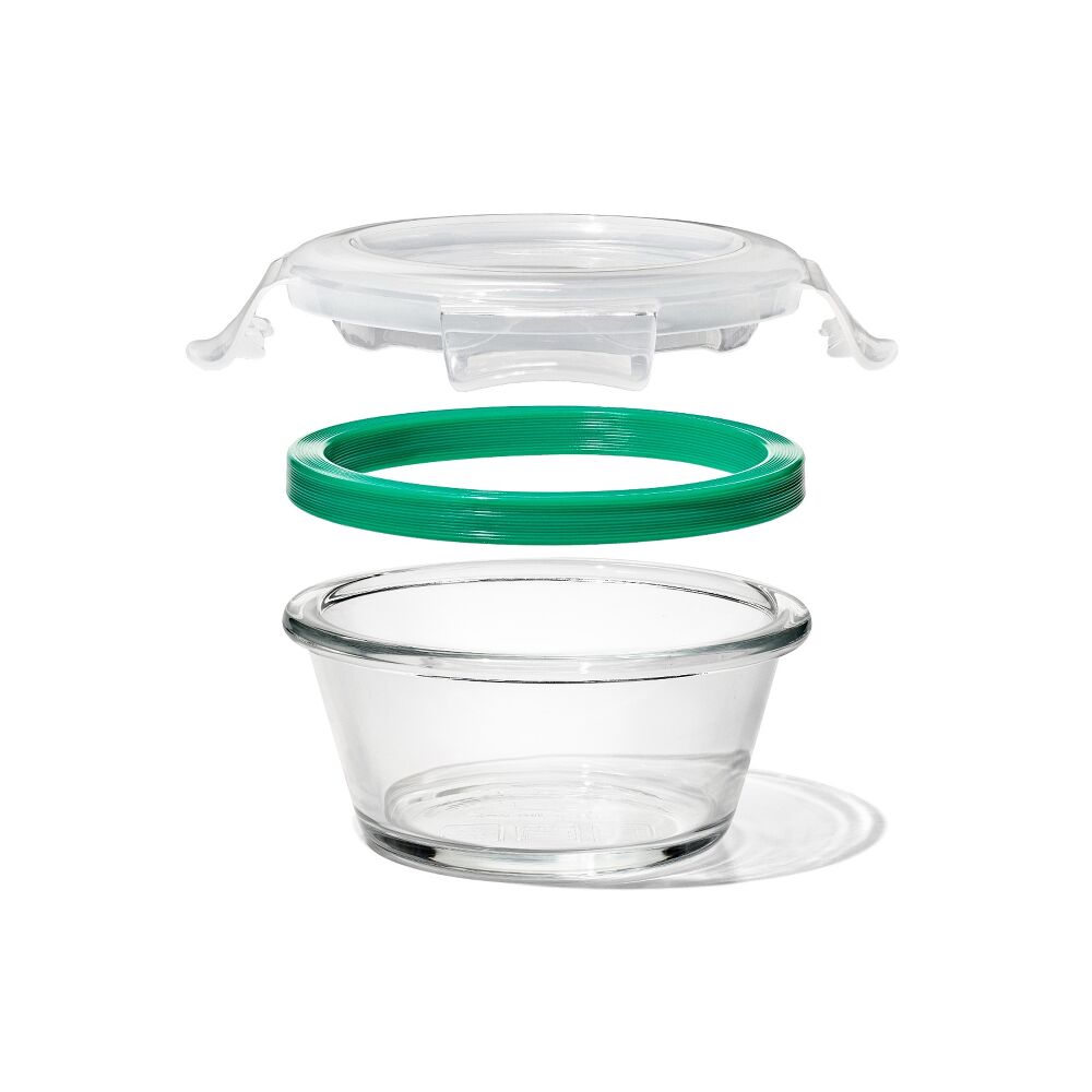 Smart Seal 8-Piece1 Cup Glass Round Container Set Z5