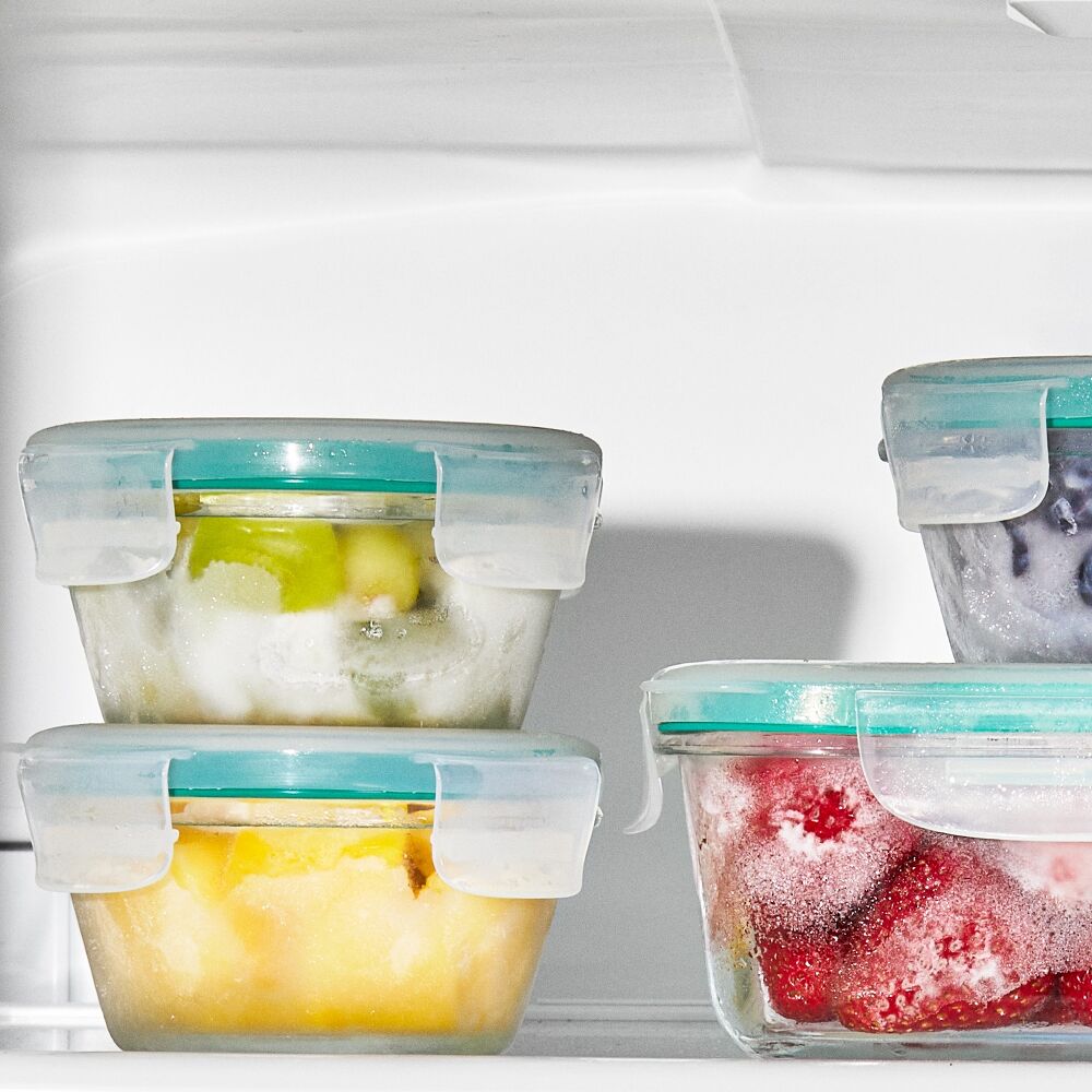 Smart Seal 8-Piece1 Cup Glass Round Container Set Z5