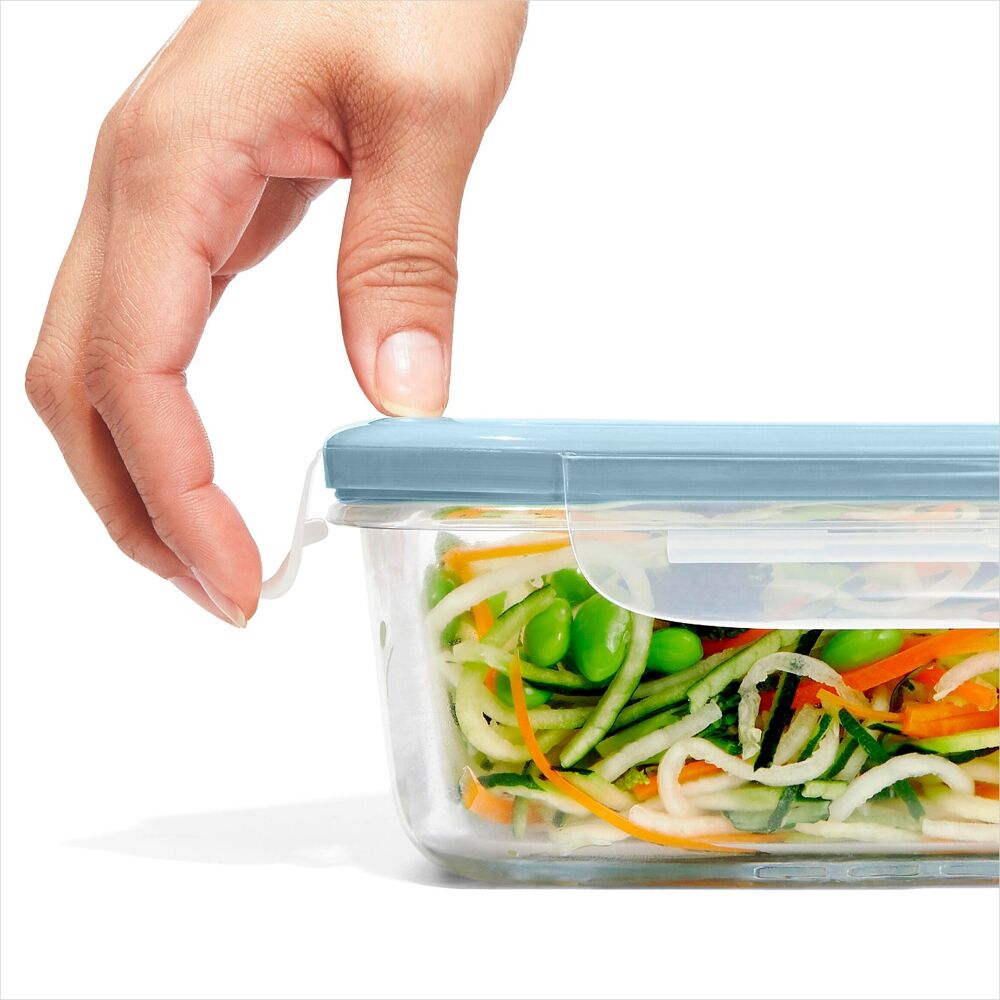 16-Piece Smart Seal Glass Everyday Container Set - Arctic Blue V8