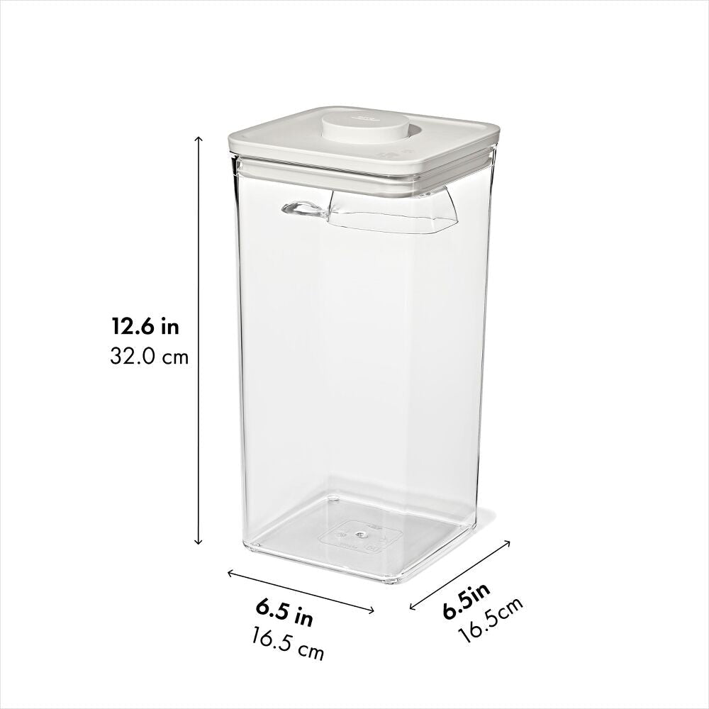 POP Container with Scoop — Big Square Tall — 6 Qt/5.7 L I7