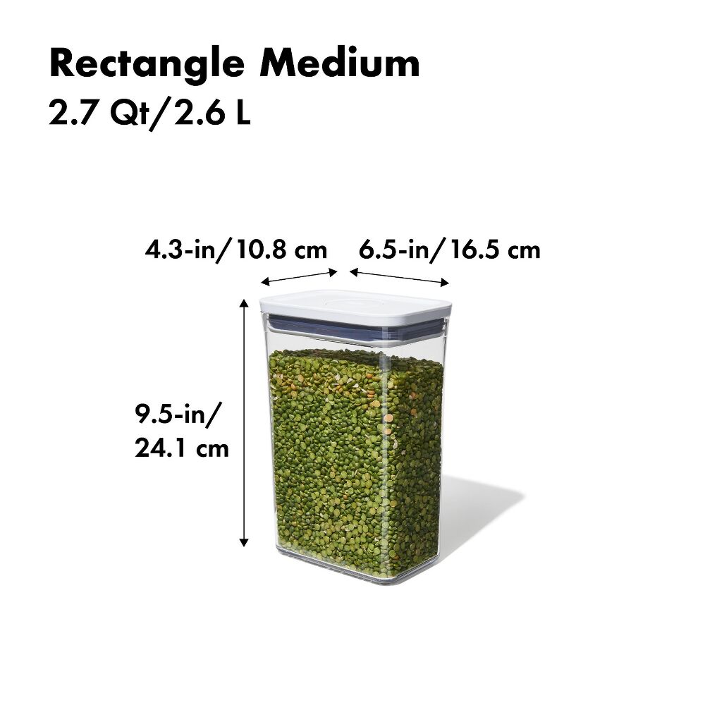 POP Container - Rectangle Medium (2.7 Qt/2.6 L) T2