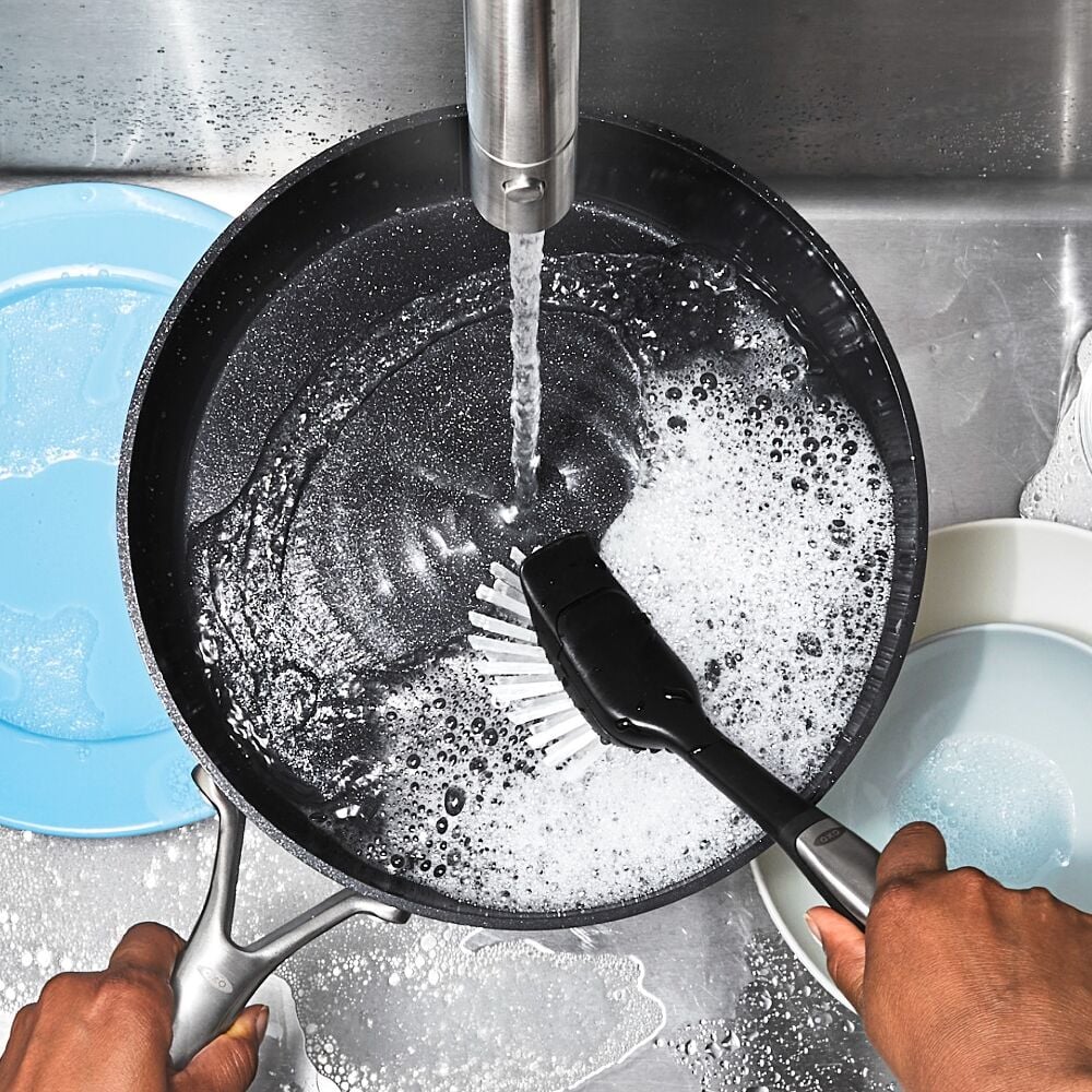 Steel Dish Brush with Replaceable Head D3