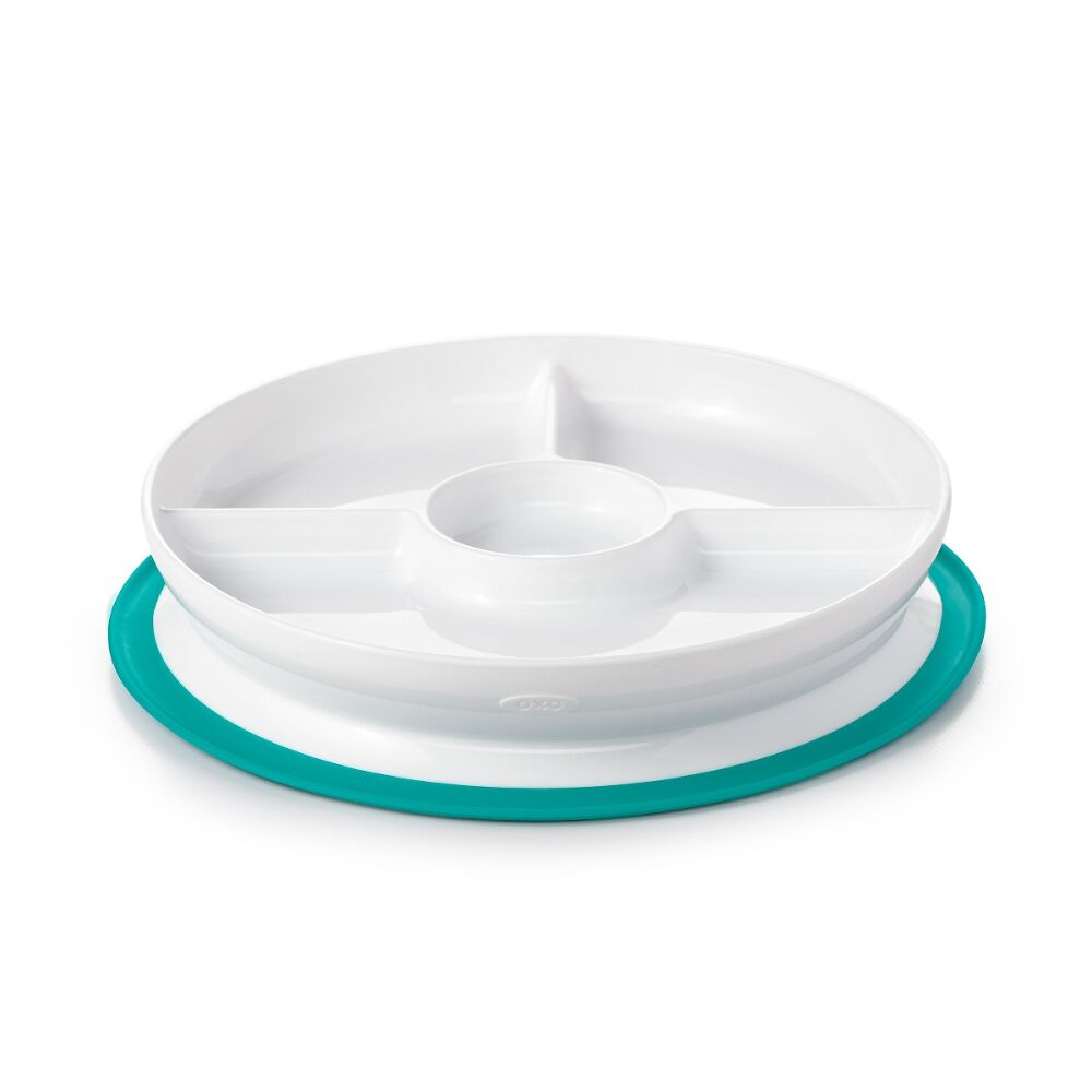Stick & Stay Suction Divided Plate X2