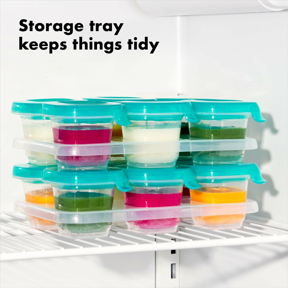 2 oz Baby Blocks™ Silicone Freezer Storage Containers N5