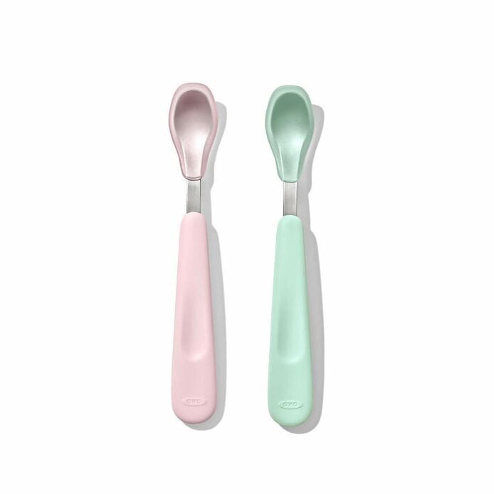Feeding Spoon Set with Soft Silicone A0