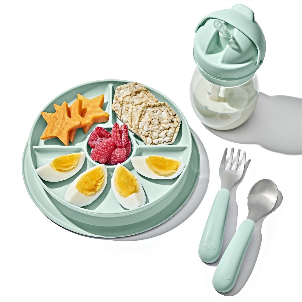 Stick & Stay Suction Divided Plate K6