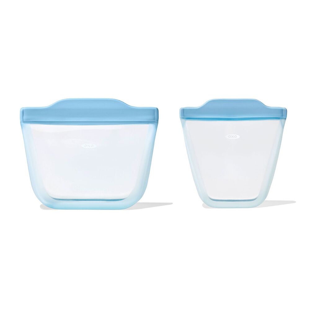 Tot Silicone Reusable Bag - 2-Piece Stand-Up Cup Set K7