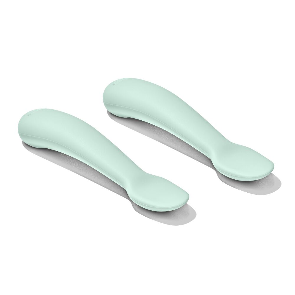Textured Suction Plate & Spoons Set – 3-Piece I7