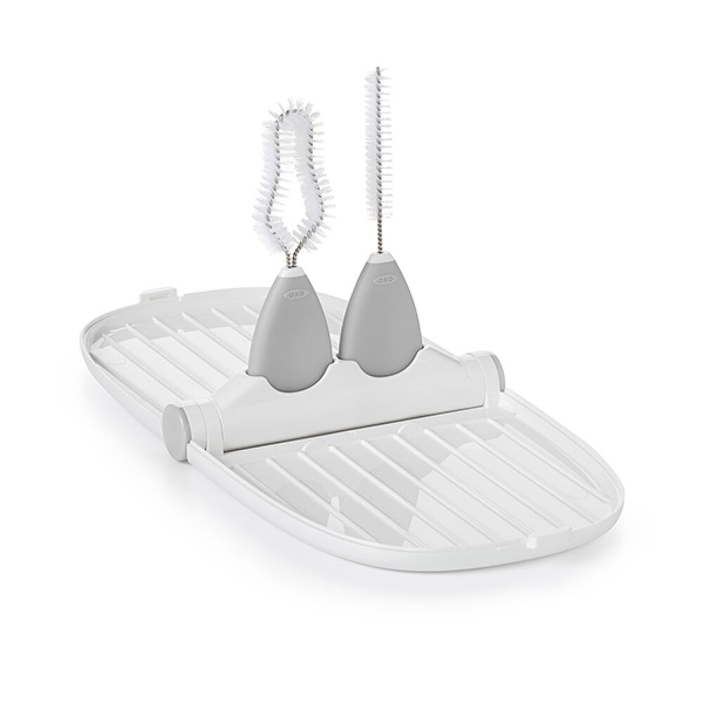 Breast Pump Parts Drying Rack with Detail Brushes I3