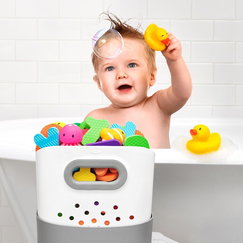 Stand Up Bath Toy Bin A0