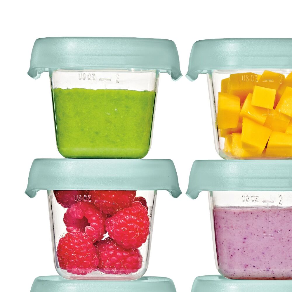Baby Blocks Food Storage Containers (2 oz) - Opal L9