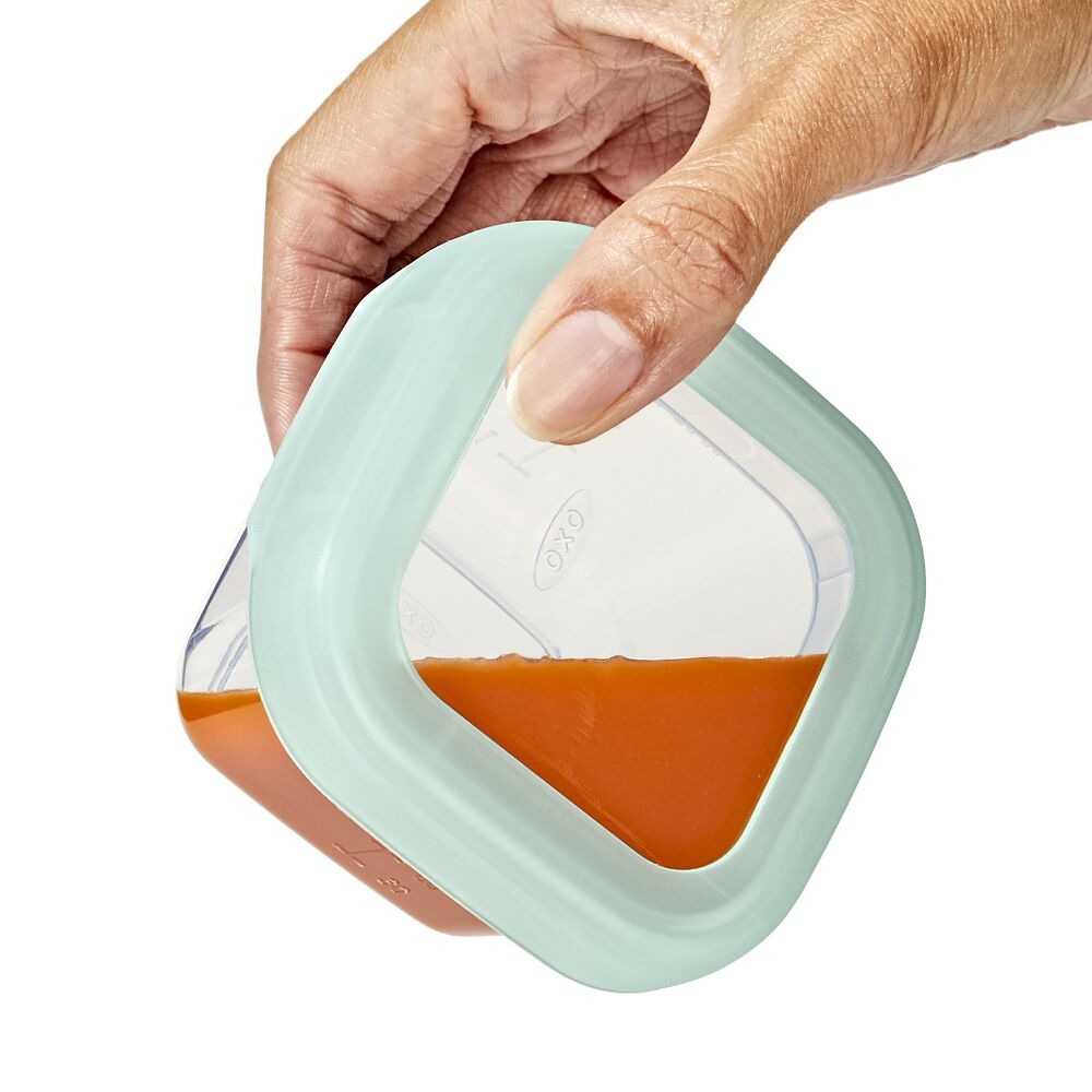 Baby Blocks Food Storage Containers (4 oz) - Opal D6