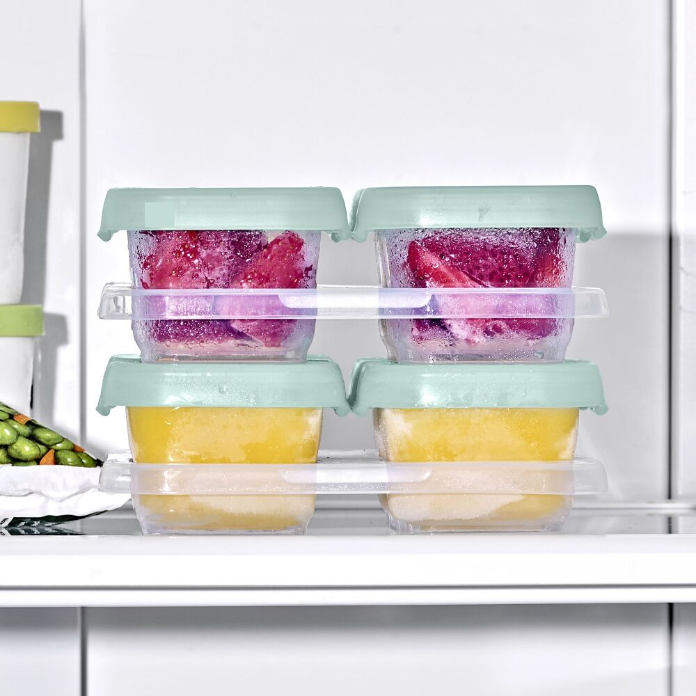 Baby Blocks Food Storage Containers (4 oz) - Opal D6