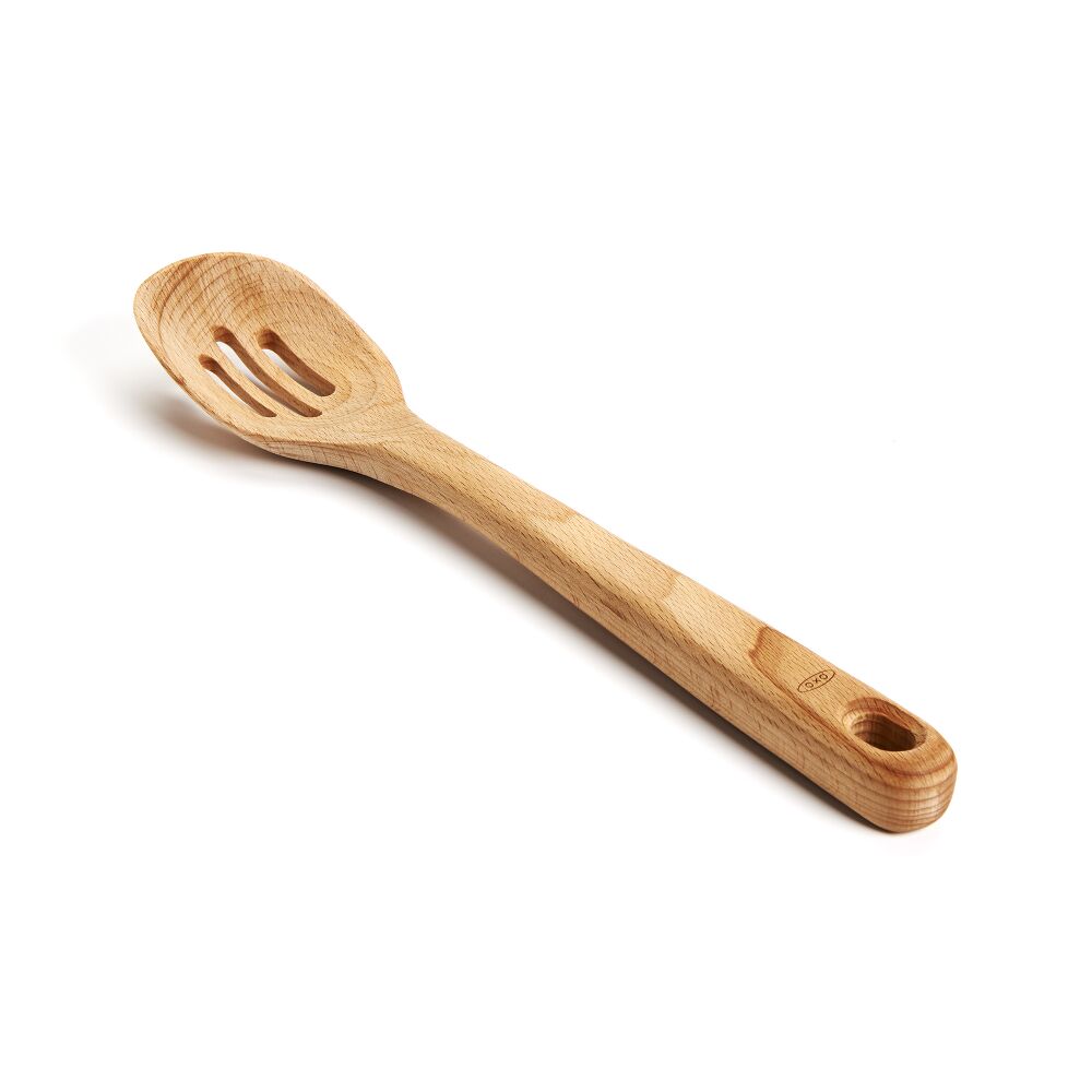 Wooden Slotted Spoon O7