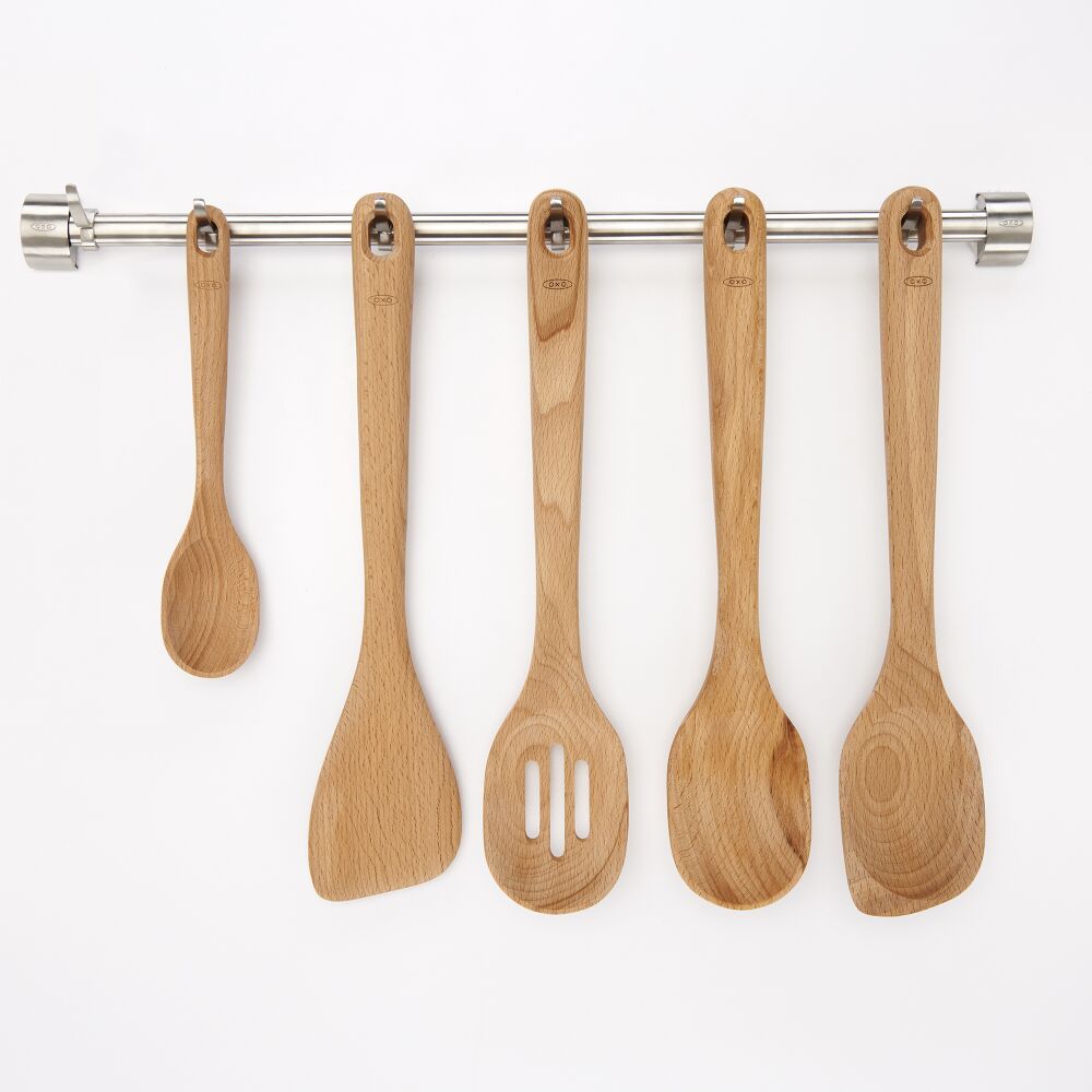 Wooden Slotted Spoon K6