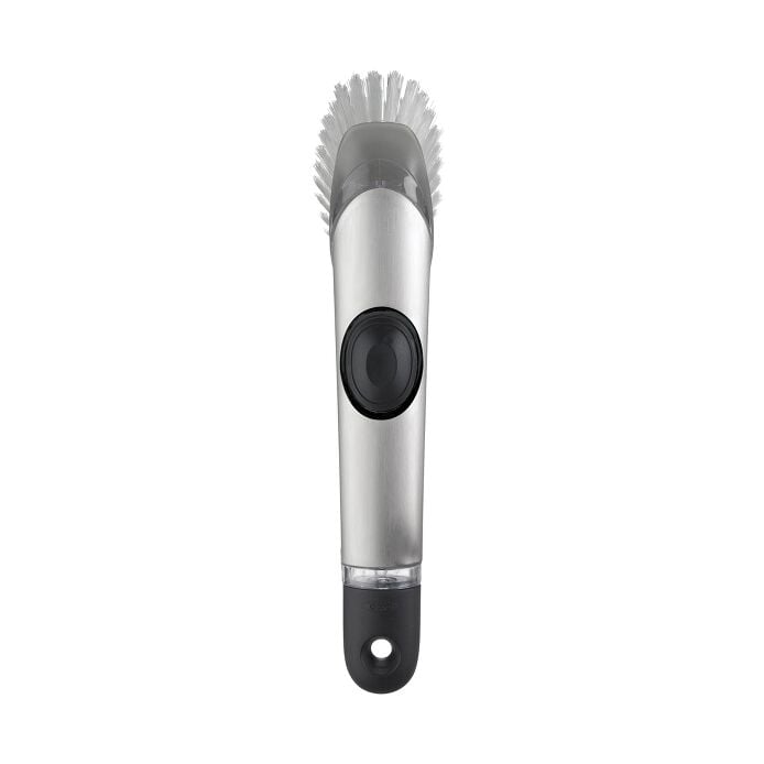 Steel Soap Dispensing Dish Brush N3