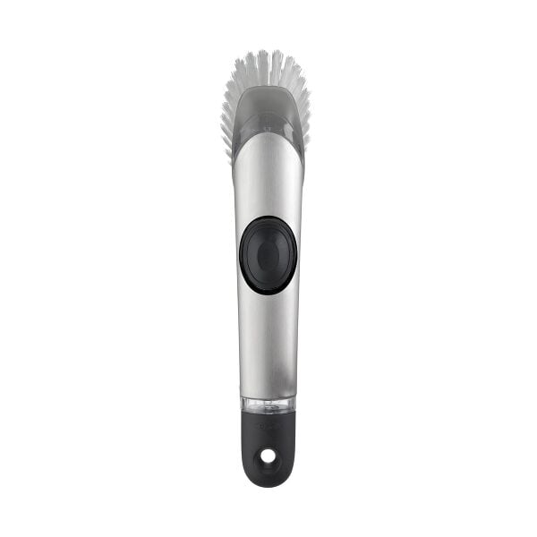 Steel Soap Dispensing Dish Brush N3