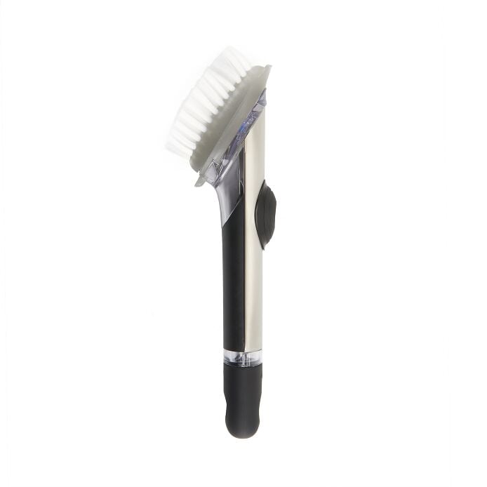 Steel Soap Dispensing Dish Brush N3