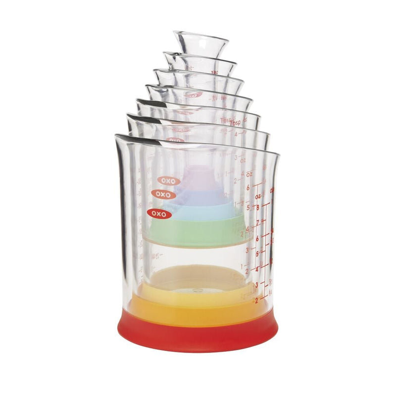 7 Piece Liquid Measuring Beaker Set X4