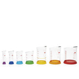 7 Piece Liquid Measuring Beaker Set X4