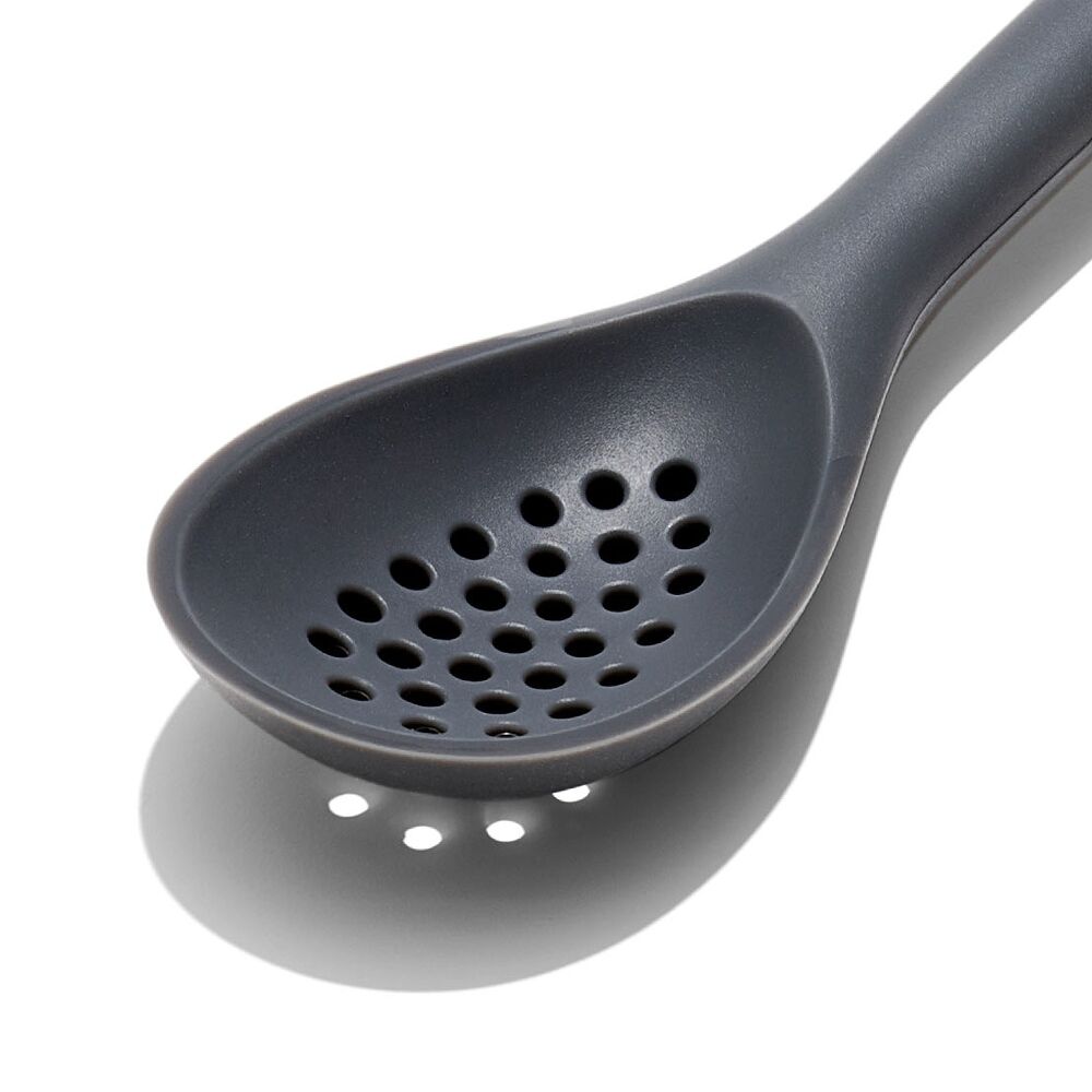 OXO Good Grips Silicone Slotted Spoon - Peppercorn L7
