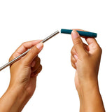 4-Piece Reusable Straw and Brush Set with Case G7