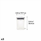 POP Round Canister 3-Piece Mini Bath Set (0.6 Qt) U7