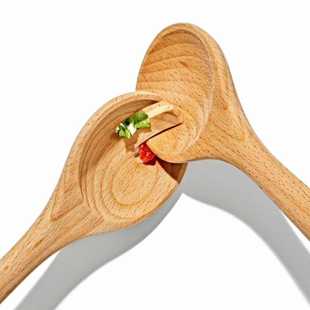 Beechwood Salad Servers – 2-Piece Set V5