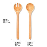 Beechwood Salad Servers – 2-Piece Set V5