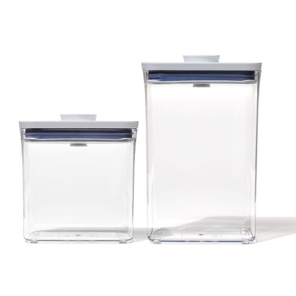 POP Container - Rectangle Medium (2.7 Qt.) & POP Container - Rectangle Short (1.7 Qt.) Bundle T4