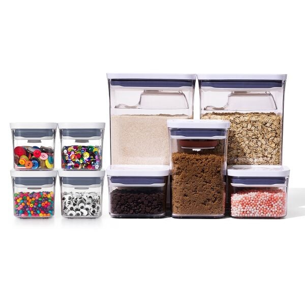 8-Piece POP Container Baking Set & POP 4-Piece Mini Container Set Bundle L9