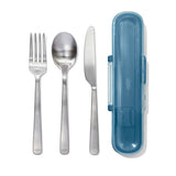 Prep & Go Stainless Steel Utensils With Case - Ocean Blue U3