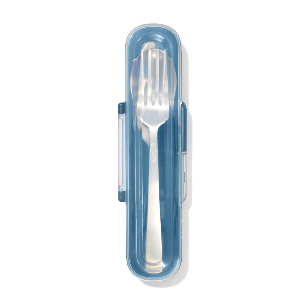 Prep & Go Stainless Steel Utensils With Case - Ocean Blue U3