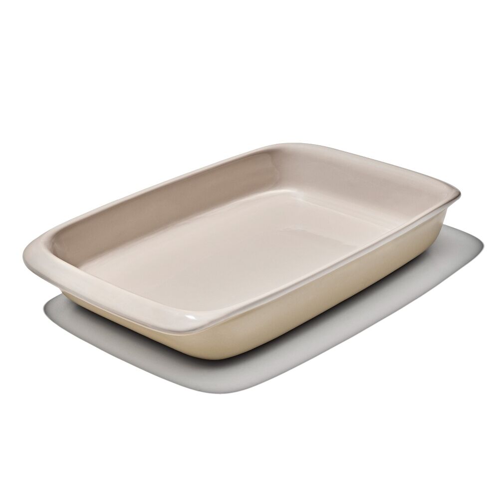 3 Qt Rectangular Stoneware Baking Dish N9