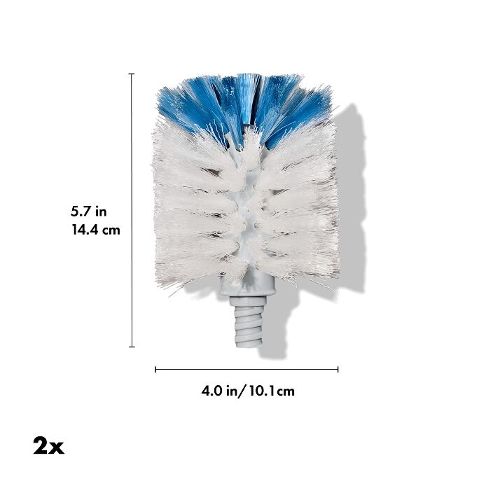 Stainless Steel Bottle Brush Refill - 2 Pack C5