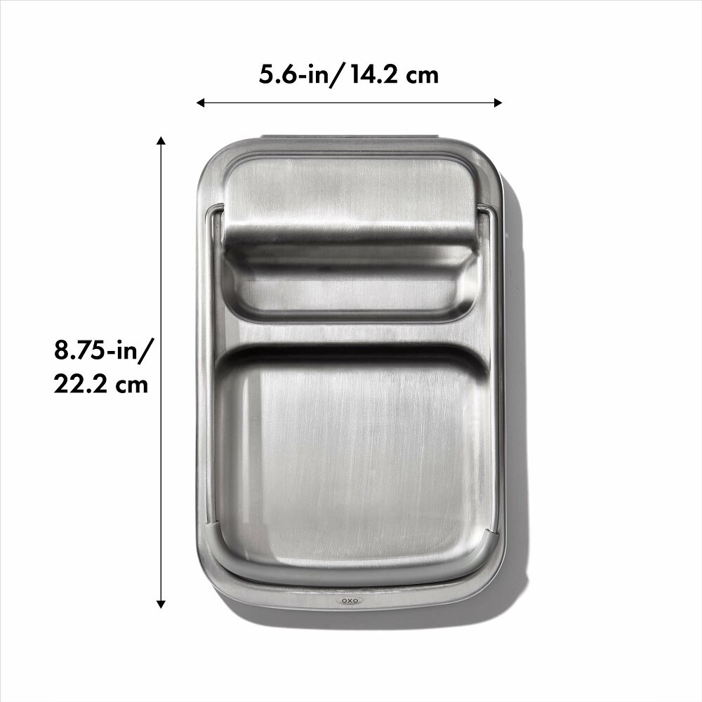 Stainless Steel Spoon Rest with Lid Holder Q2