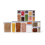 POP Large Cereal Dispenser (4.5 Qt.) & 20-Piece POP Container Set Bundle C6