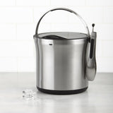 Steel Ice Bucket & Tong Set G9