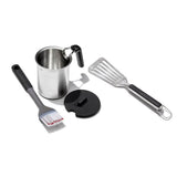 Grilling Basting Pot and Brush Set & Grilling Precision Turner Bundle Q7