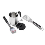 Grilling Basting Pot and Brush Set & Grilling Precision Turner Bundle Q7