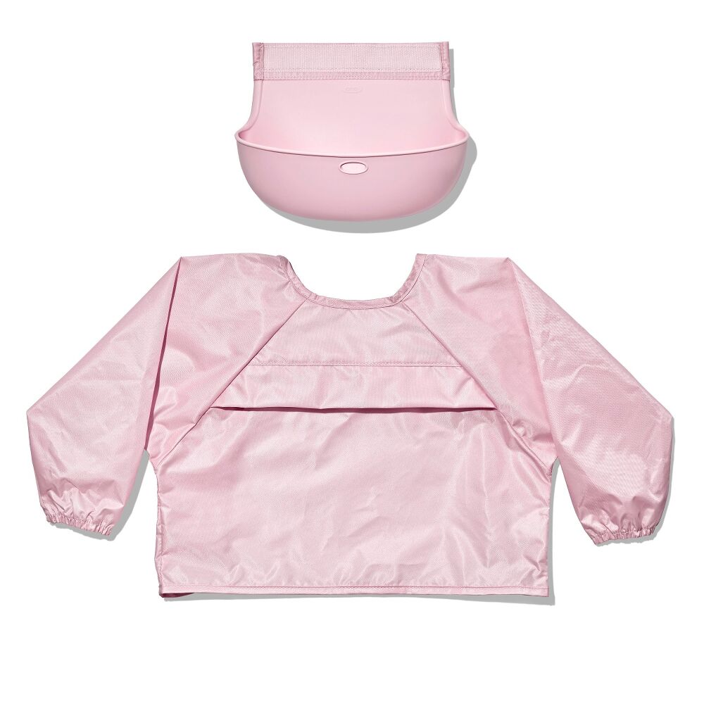 Sleeved Roll-Up Bib - Blossom U0