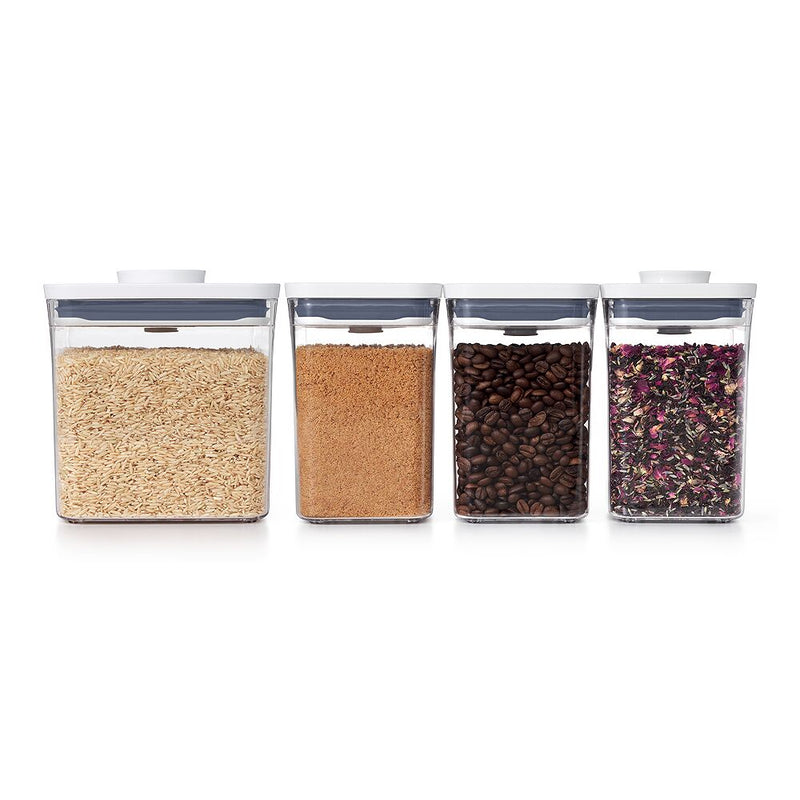 POP Container - Big Square Short (2.8 Qt.) & 3-Piece POP Container Value Set Bundle T8