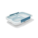Prep & Go 4.1-Cup Divided Container - Ocean Blue W5