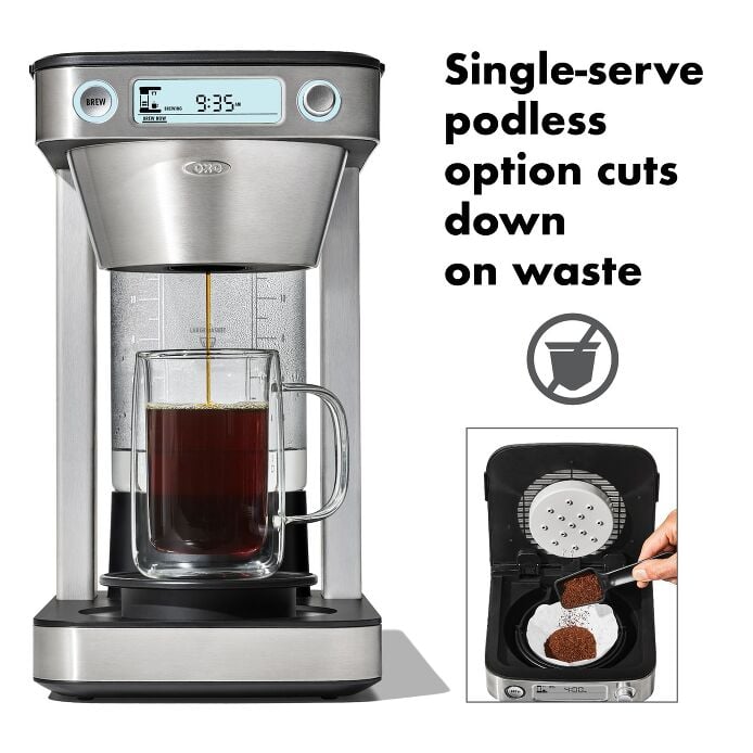 12-Cup Coffee Maker with Podless Single-Serve Function J9