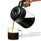 8-Cup Coffee Maker with Podless Single-Serve Function and Glass Carafe U0